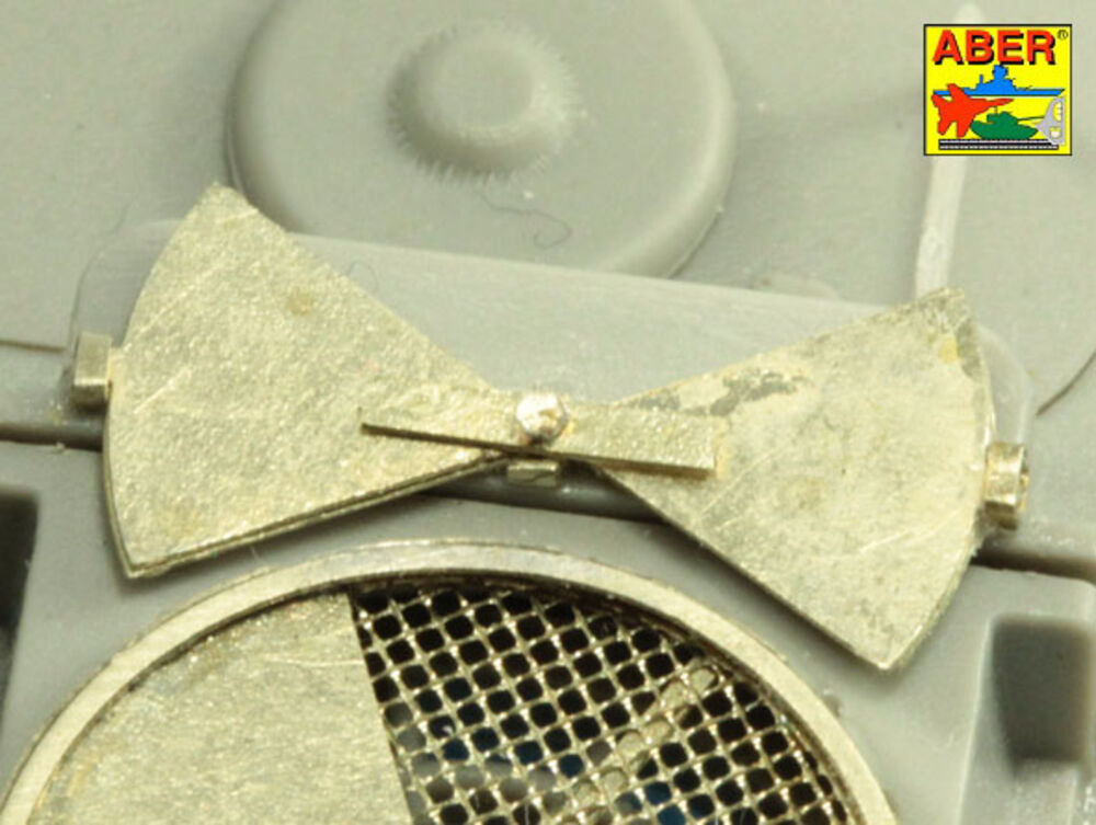 Grilles for Panther, Ausf.G & Jagdpnther, Ausf.G2-late models (Takom)