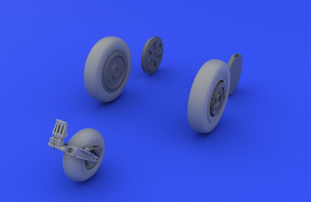 MiG-21 wheels for Eduard