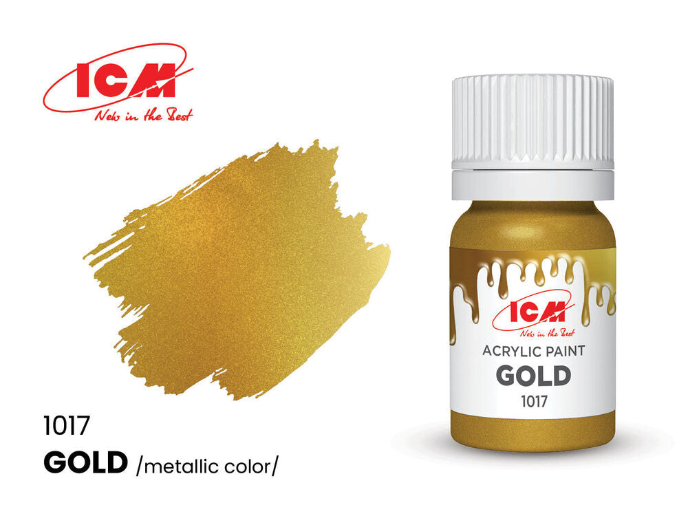 METALLIC COLORS Gold bottle 12 ml