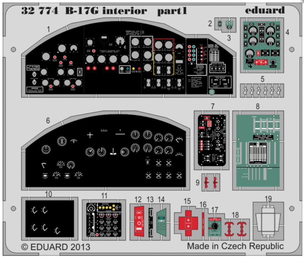 B-17G interior S.A. for HK Models