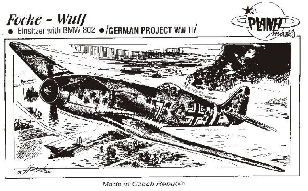 Focke-Wulf Einsitzer mit BMW 802