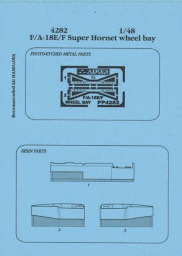 F/A-18E/F Super Hornet wheel bay F��r Hasegawa Bausatz