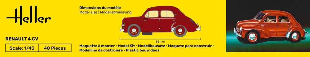 STARTER KIT Renault 4 CV