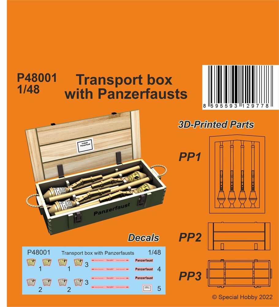 Transport box with Panzerfausts