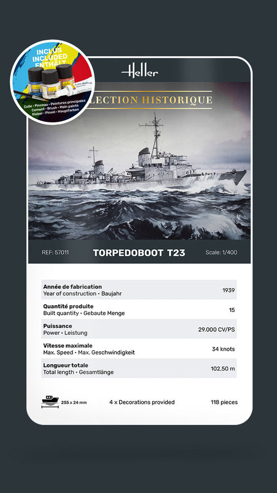 STARTER KIT Torpedoboot T23