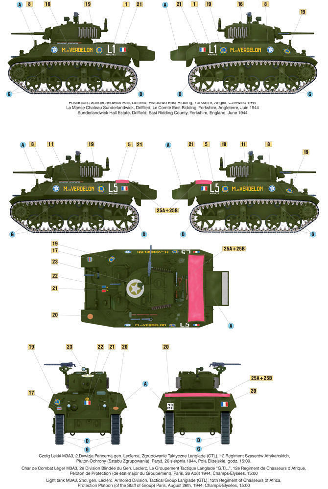 Liberation of Paris,Light Tank M3A3