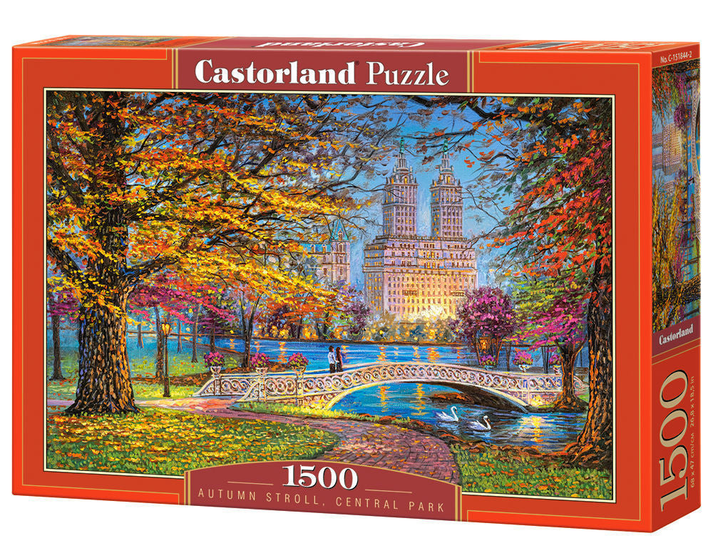 Autumn Stroll, Central Park, Puzzle 1500 Teile