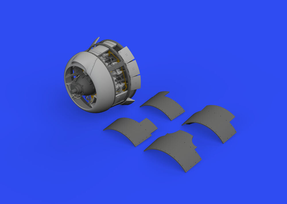 F4F-4 engine PRINT 1/48 EDUARD