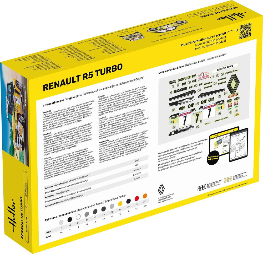 STARTER KIT Renault R5 Turbo