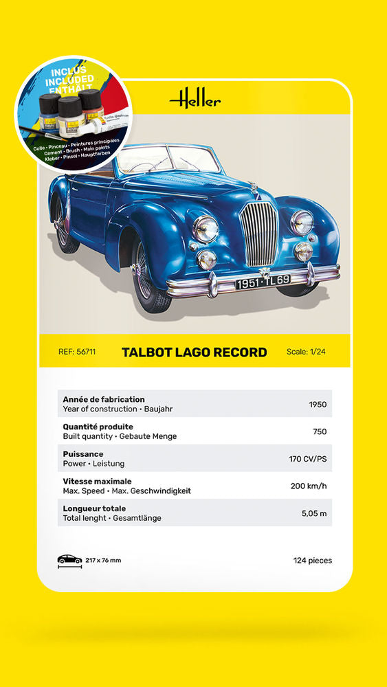 STARTER KIT Talbot Lago Record