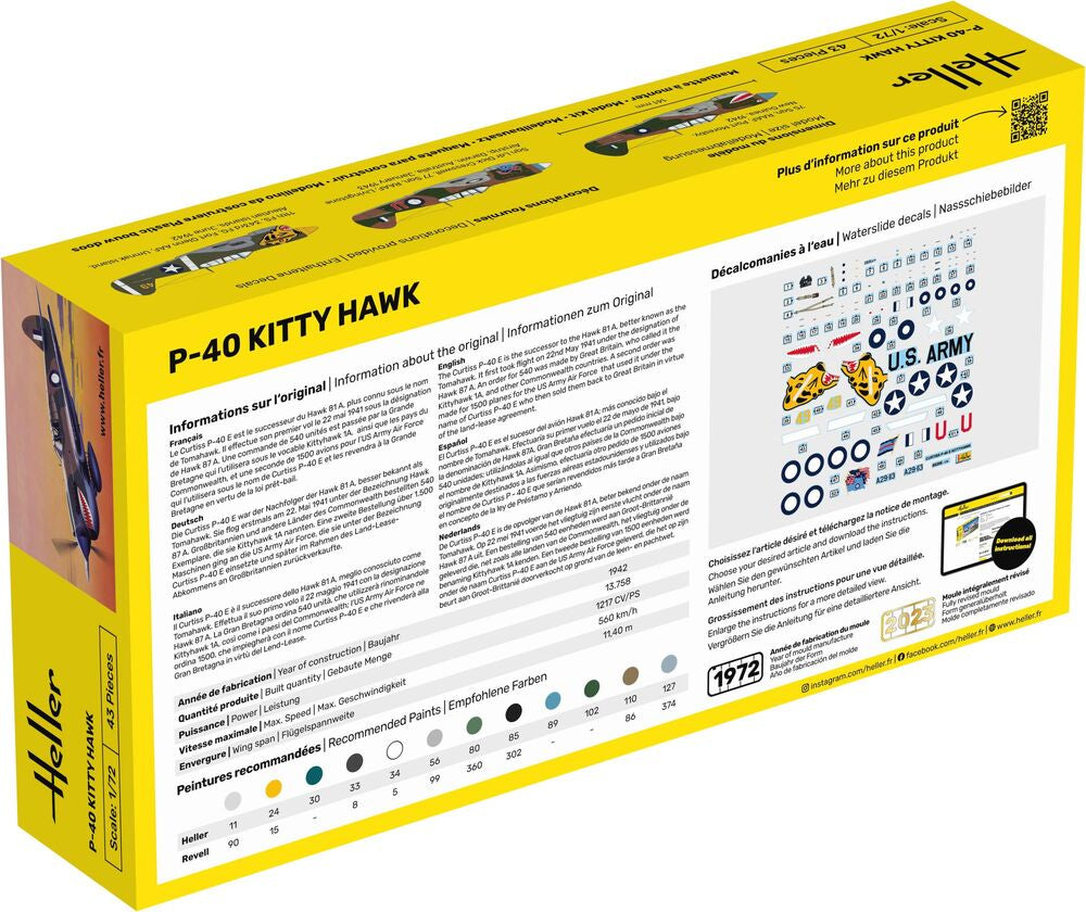 STARTER KIT P-40 Kitty Hawk