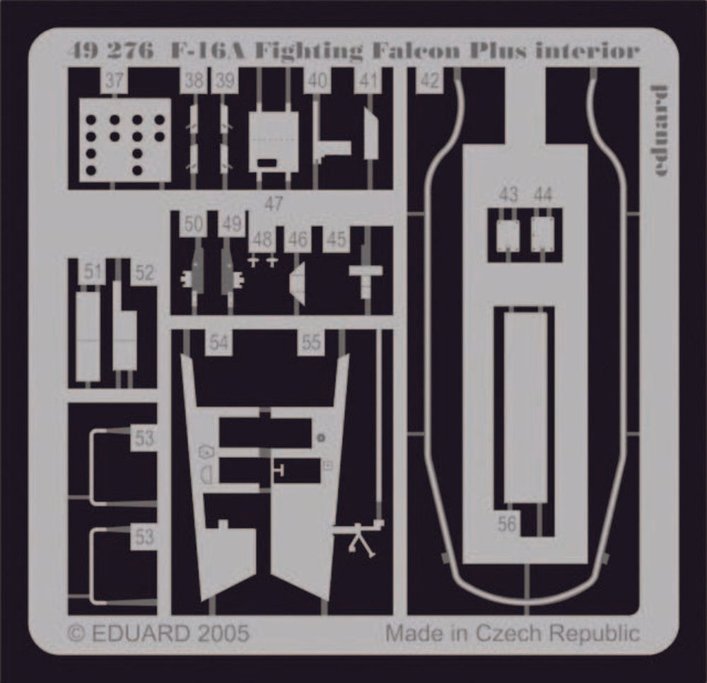 F-16A Plus Fighting Falcon interior f��r Hasegawa Bausatz