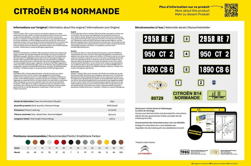 STARTER KIT Citroen B14 Normande