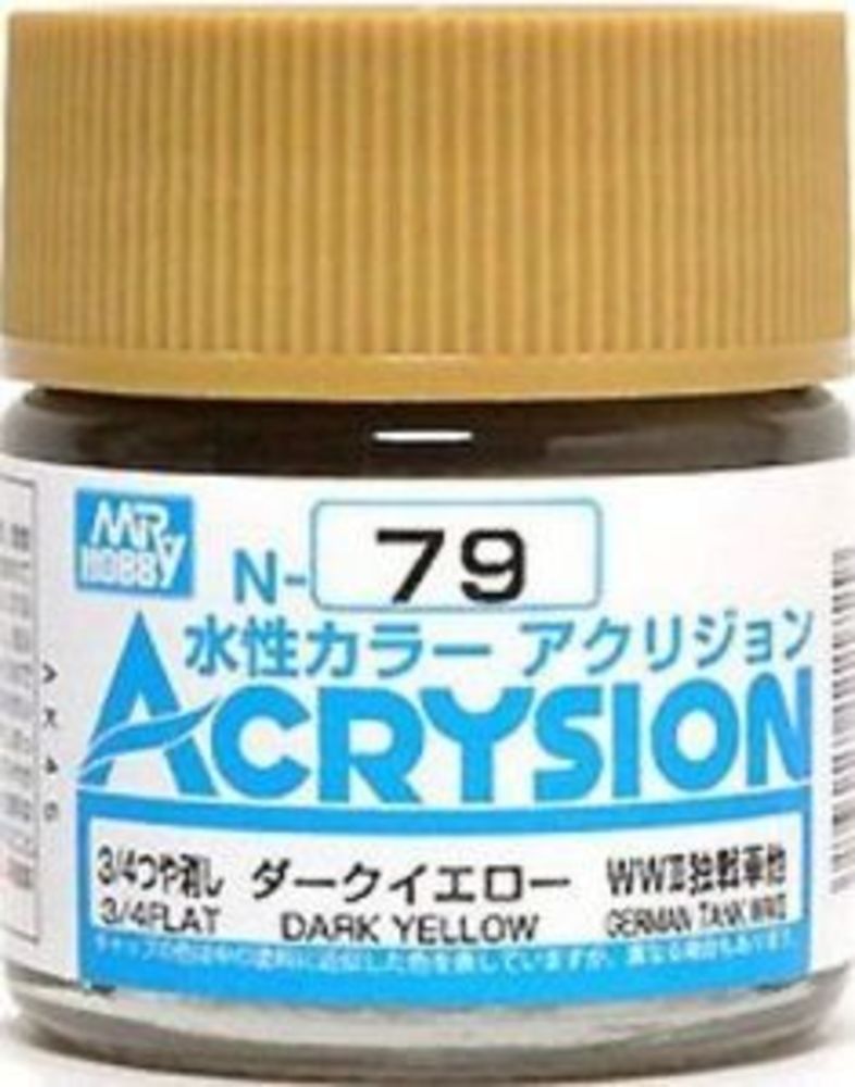 Mr Hobby -Gunze Acrysion (10 ml) Dark Yellow