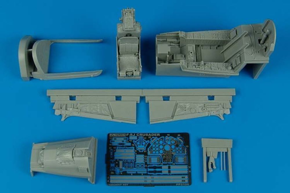 F-8J Crusader cockpit set for Trumpeter