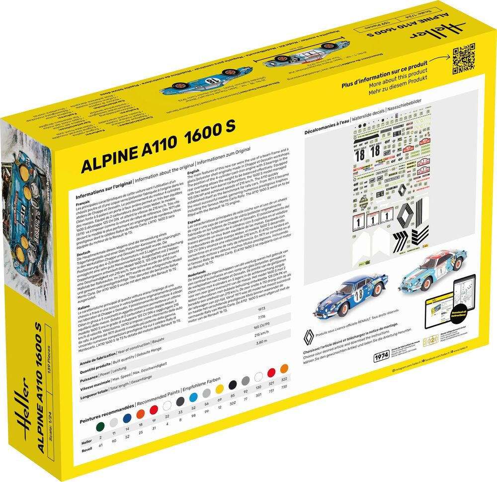 STARTER KIT Alpine A110 (1600)