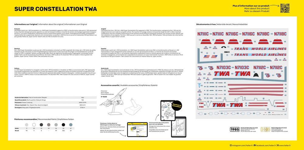 STARTER KIT Super Constellation TWA