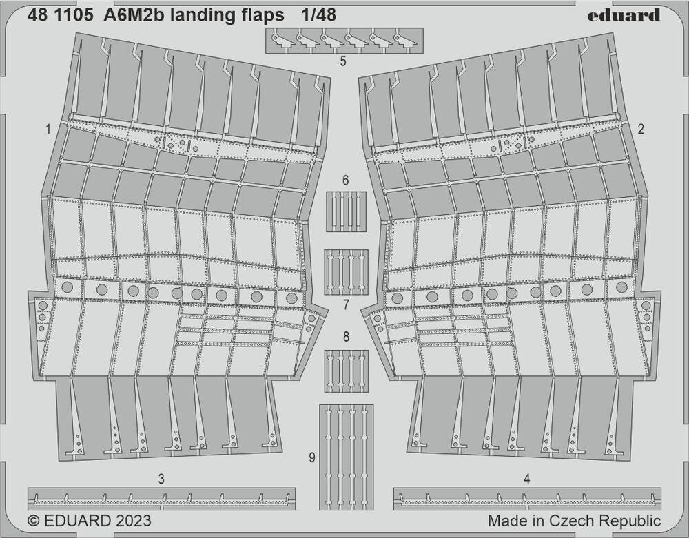 A6M2b landing flaps 1/48 ACADEMY