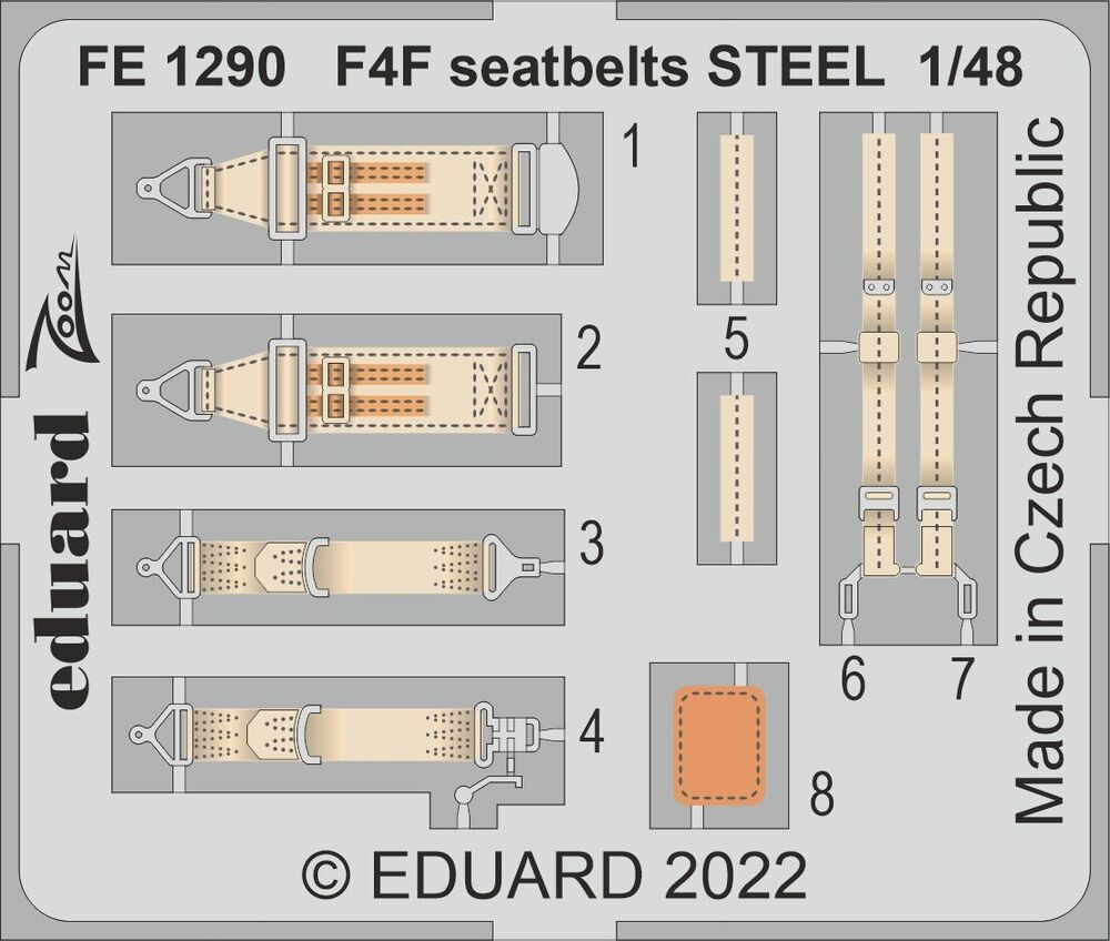 F4F seatbelts STEEL