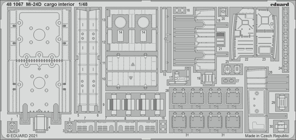 Mi-24D cargo interior for EDUARD