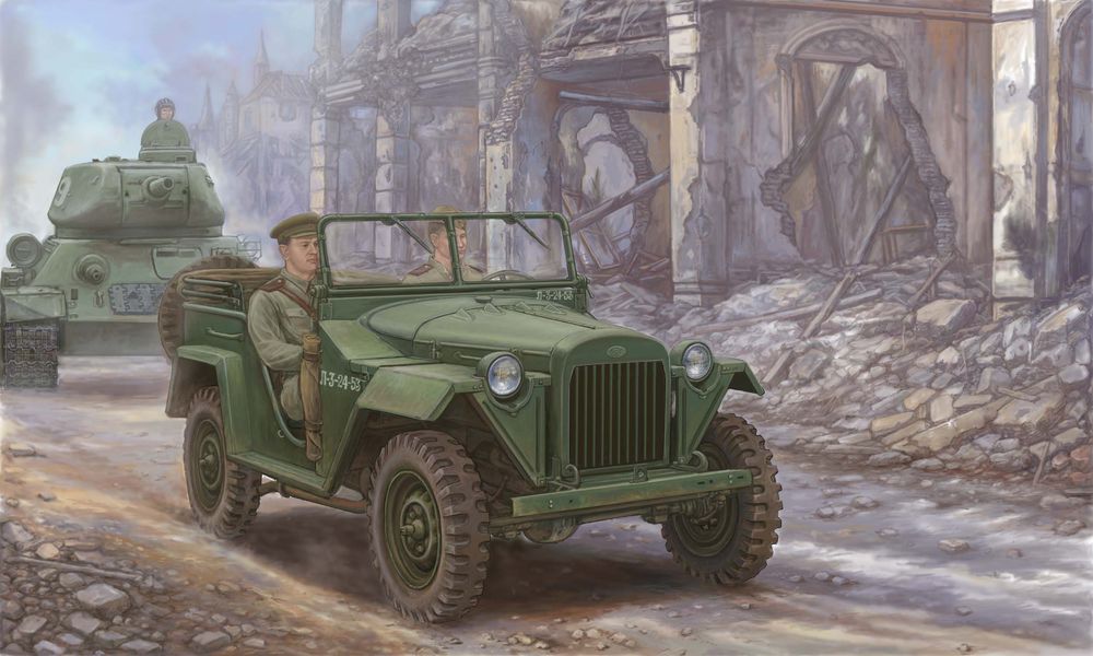 Soviet GAZ-67B Military Vehickles