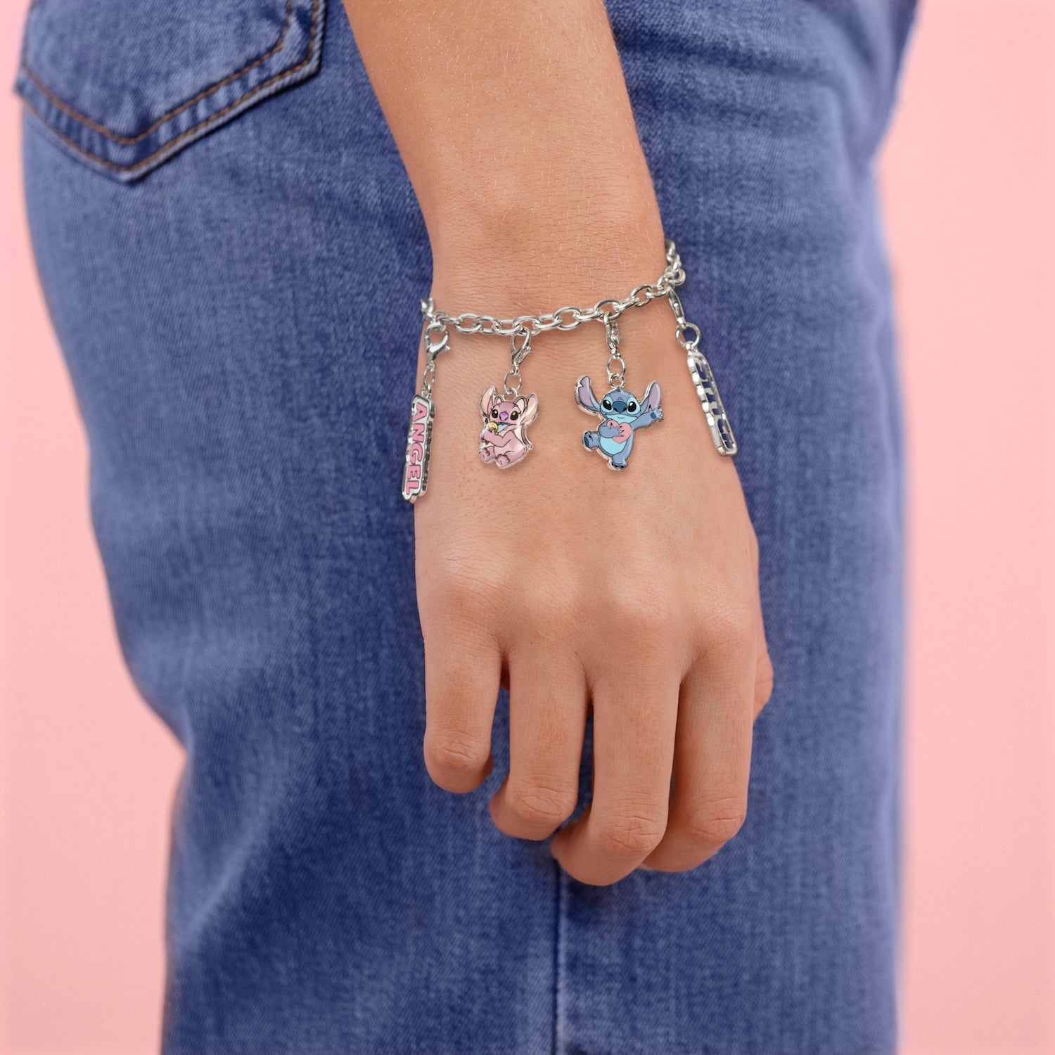 STITCH - Bracelet Set with Charms + Hair Accessories