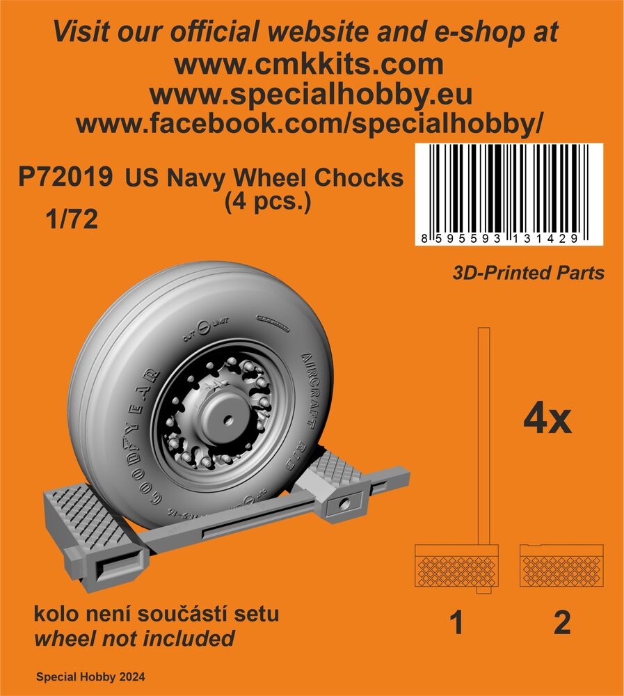 US Navy Wheel Chocks (4 pcs.)