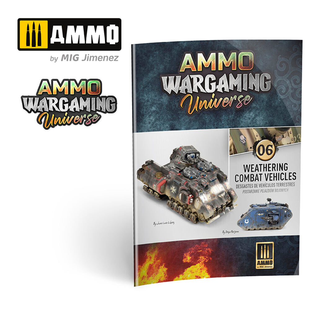 AMMO WARGAMING UNIVERSE Book 06 - Weathering Combat Vehicles (English, Castellano, Polski)