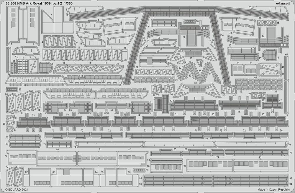 HMS Ark Royal 1939 part 2 1/350 I LOVE KIT