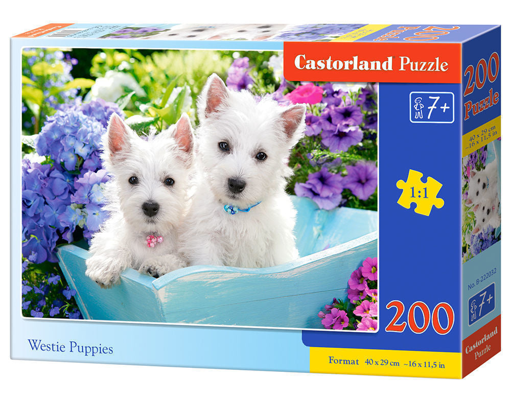 Westie Puppies, Puzzle 200 Teile