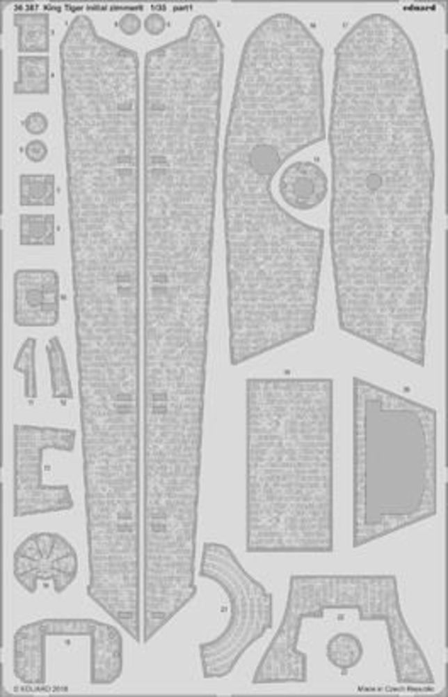 King Tiger initial for Takom