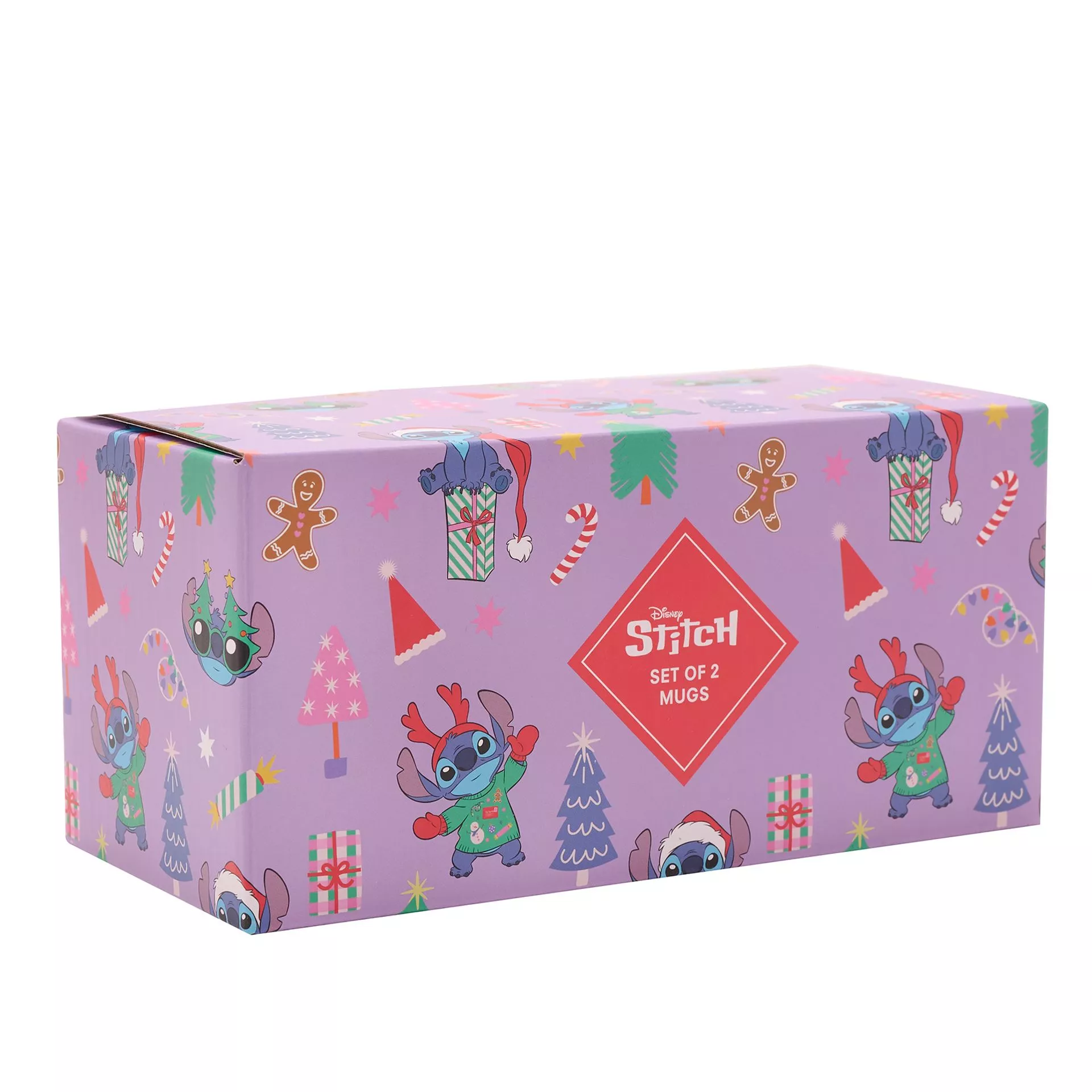 STITCH & ANGEL - Merry Everything - Set of 2 Colored Mugs