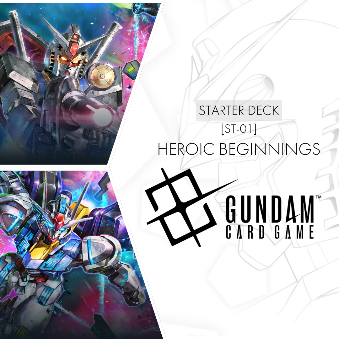 *PREORDER* Gundam Card Game Starter Deck - Heroic Beginnings [ST01]