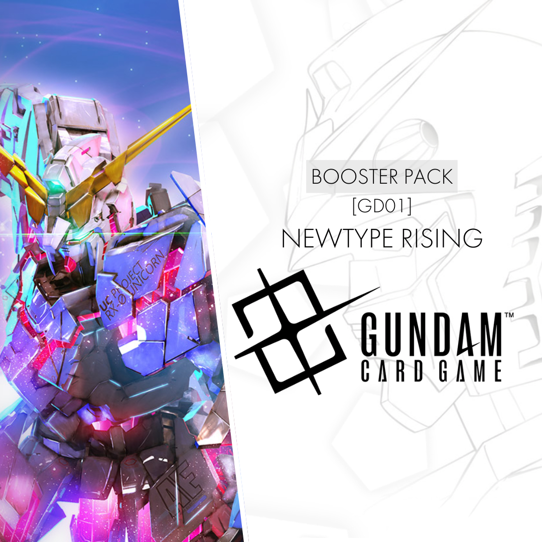 *PREORDER* Gundam Card Game - NEWTYPE RISING BOOSTER PACK [GD01]