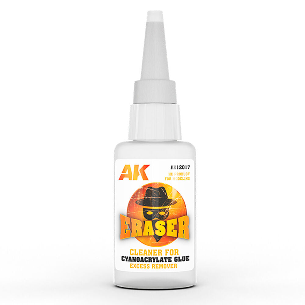 ERASER CLEANER FOR CYANOCRYLATE (EXCESS REMOVER) / LIMPIADOR PARA PEGAMENTO DE CIANOACRILATO (ELIMINADOR DE EXCESO)