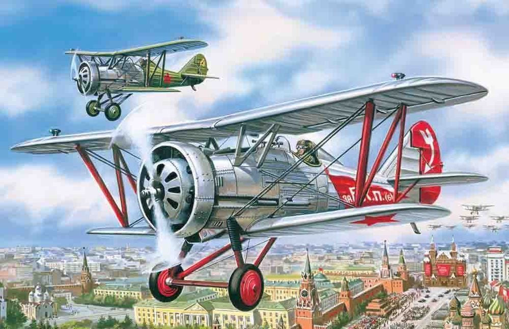 Polikarpow I-5 Russisches Jagdflugzeug