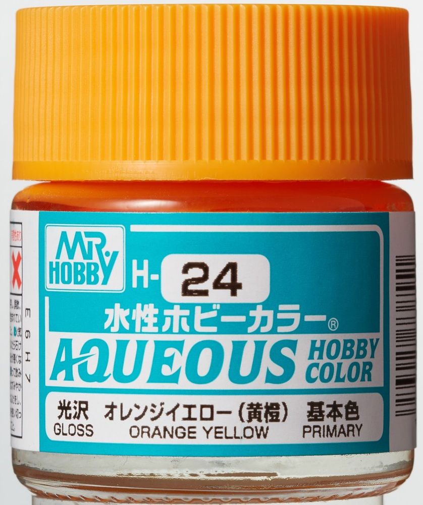 Mr Hobby -Gunze Aqueous Hobby Colors (10 ml) Orange Yellow