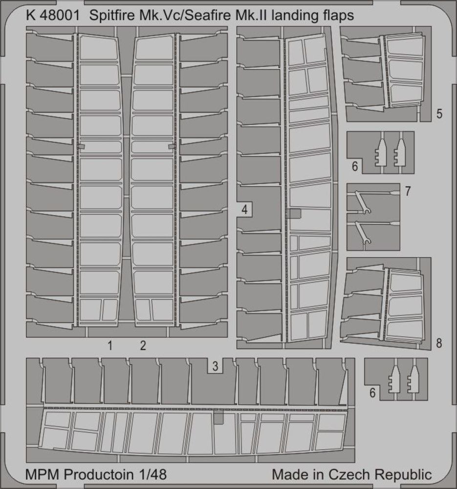 Spitfire Mk.Vc/Seafire Mk.II landingflap
