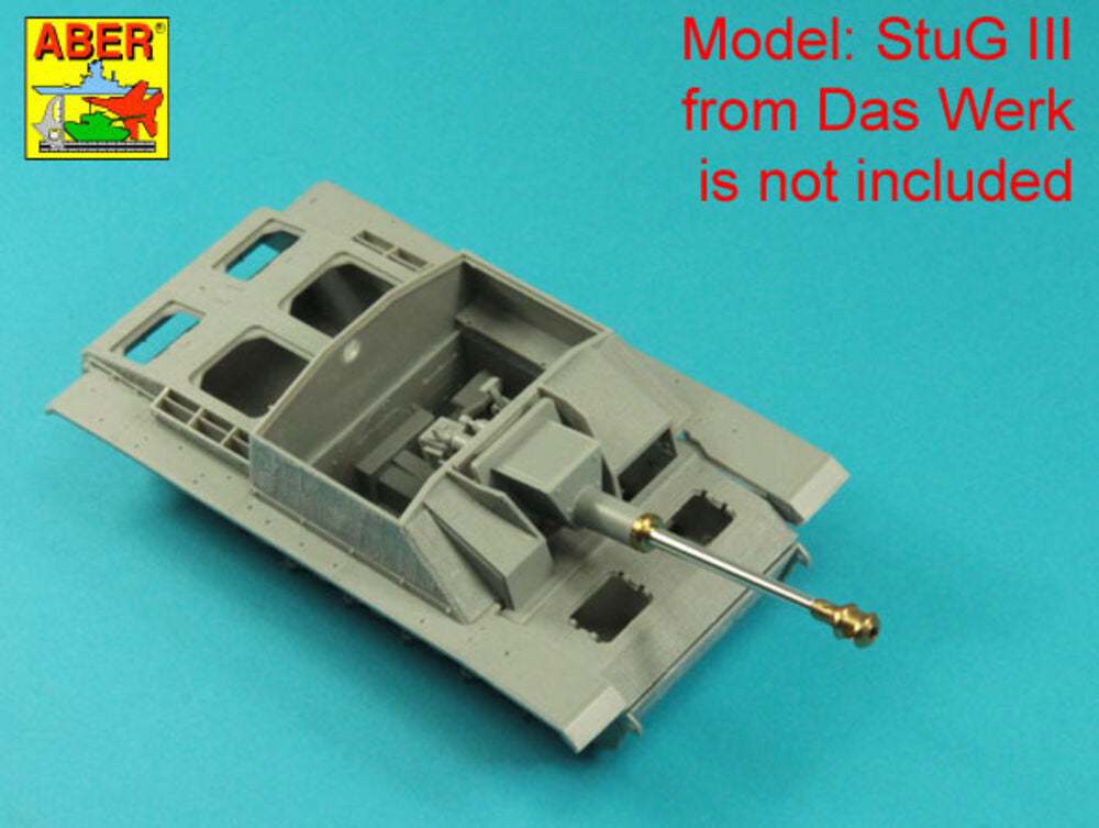 German StuK.40 L/48 7,5 cm Barrel with middle muzzle brake for Stug.III, Ausf G middle