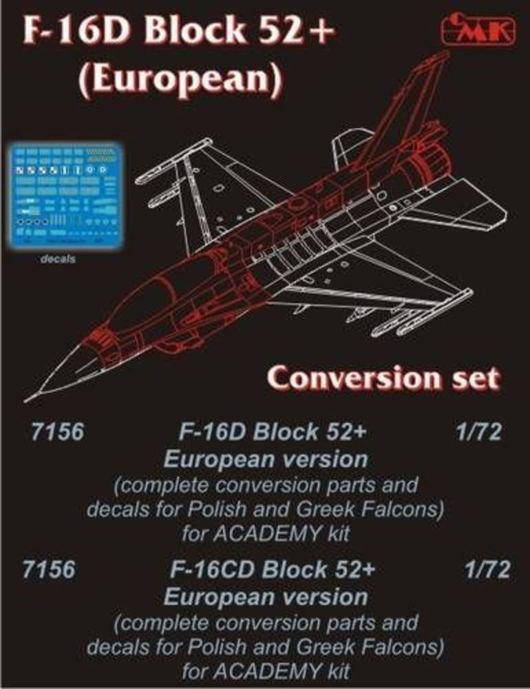 F-16D Block 52+ Europe f��r Academy Bausatz