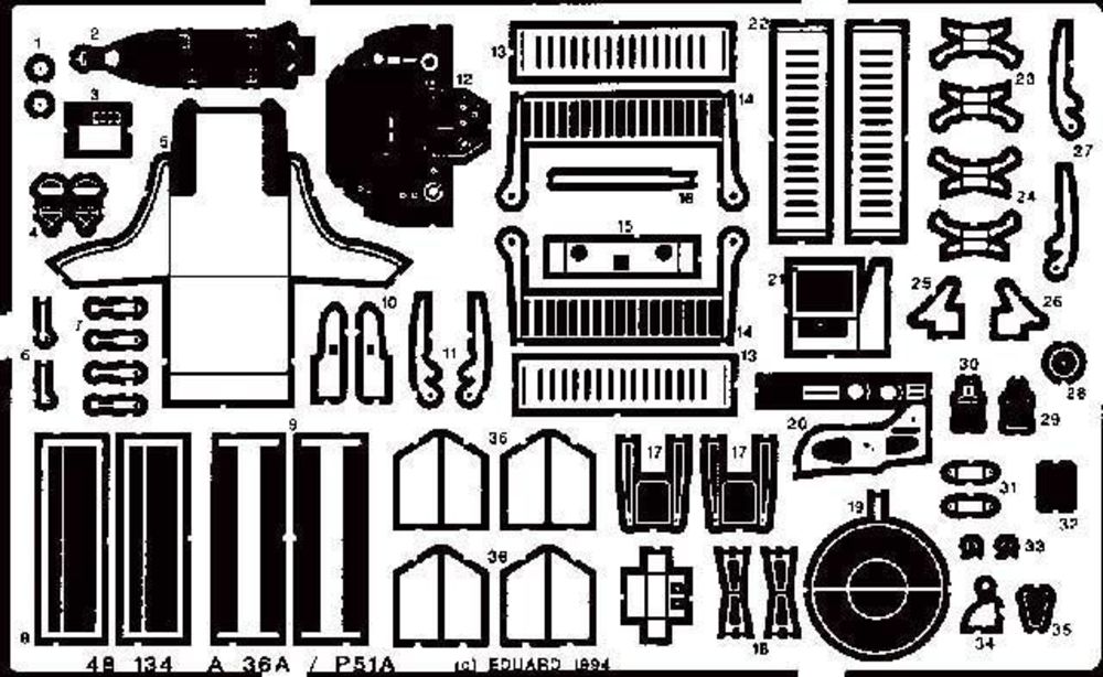 A-36 / P 51 f��r Accurate Miniatures Bausatz