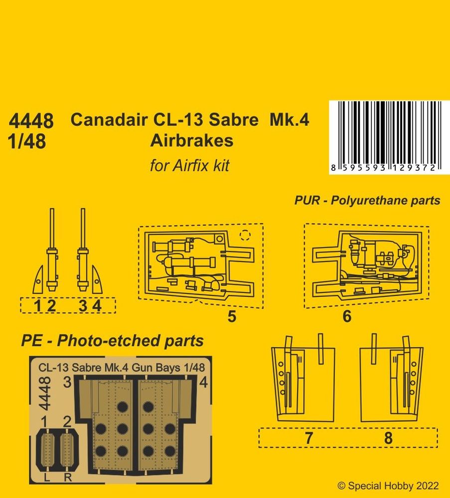 Canadair CL-13 Sabre Mk.4 Airbrakes