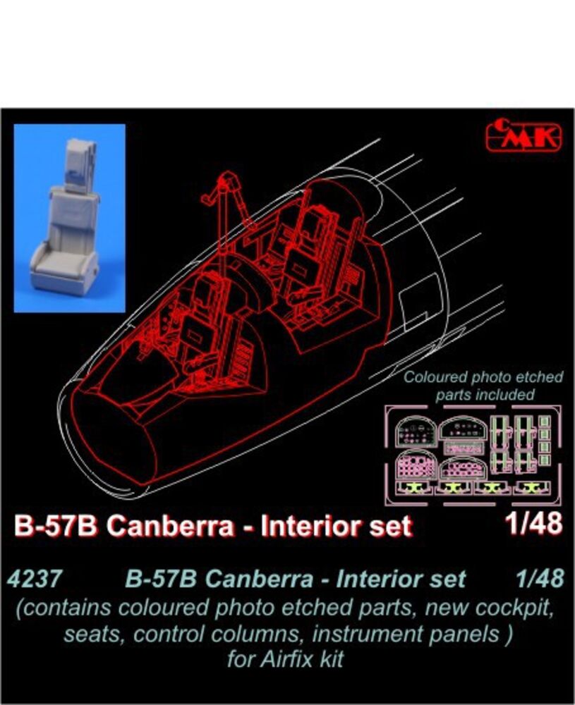 Martin B-57B Canberra - interior set AIR