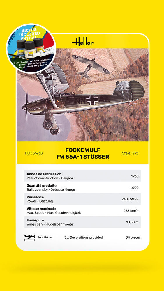 STARTER KIT Focke Wulf FW 56A-1 St��sser