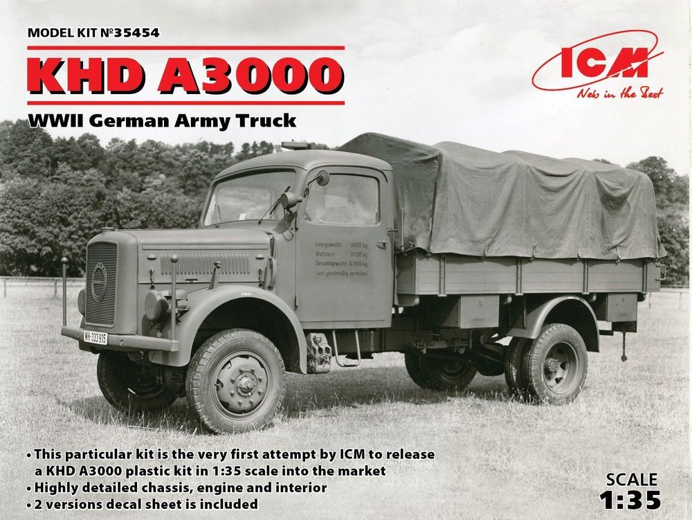 KHD A3000, WWII German Truck