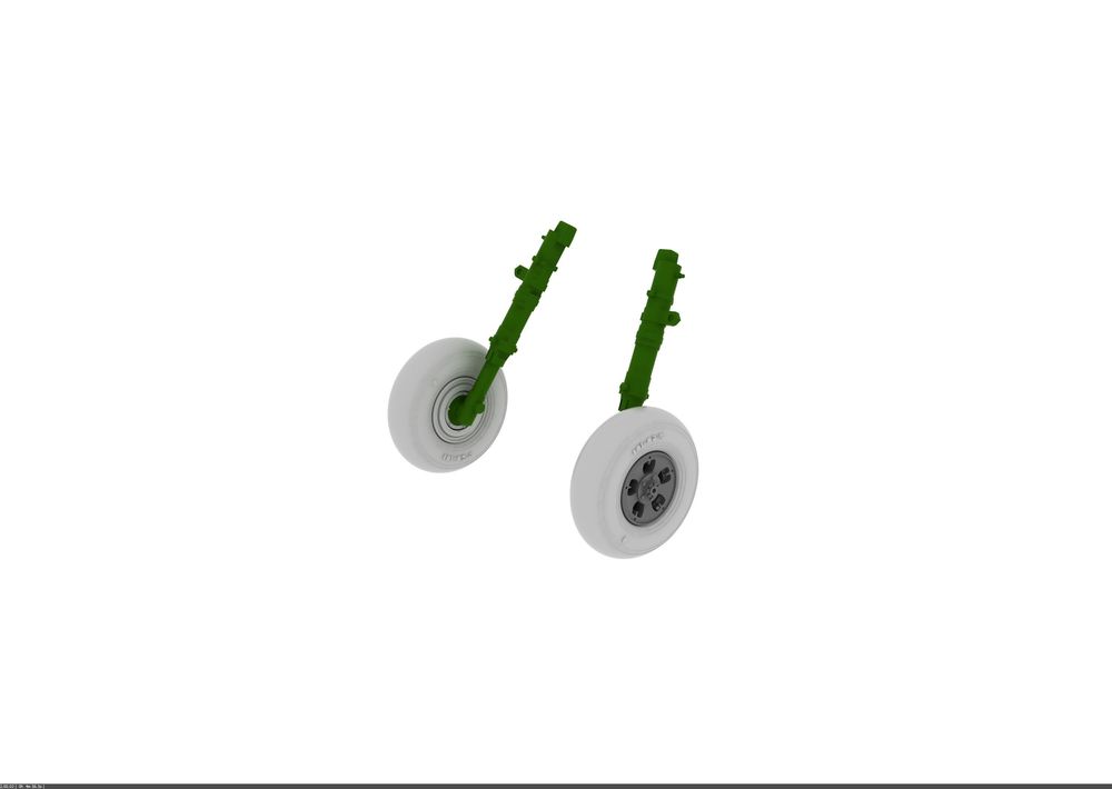 Spitfire Mk.I wheels for Airfix