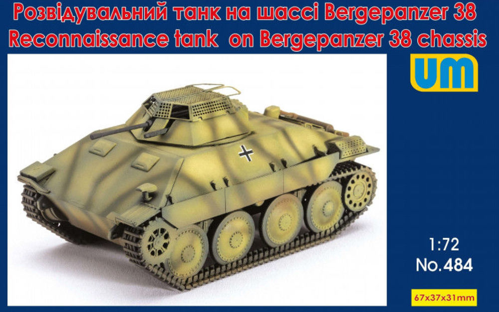 Reconnaissance tank on Bergepanzer 38 chassis