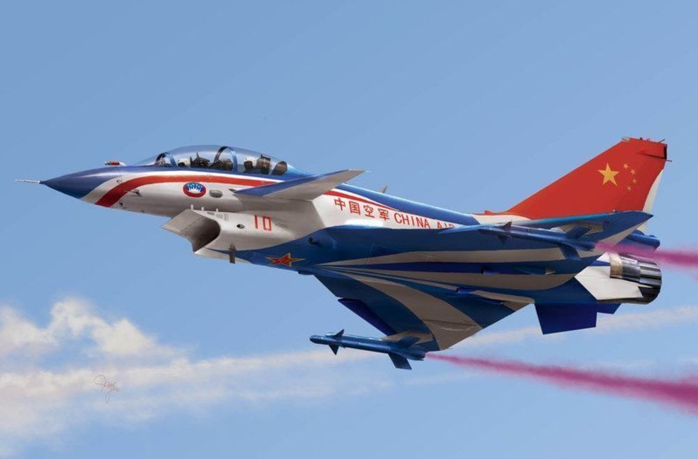 Chinese J-10S fighter