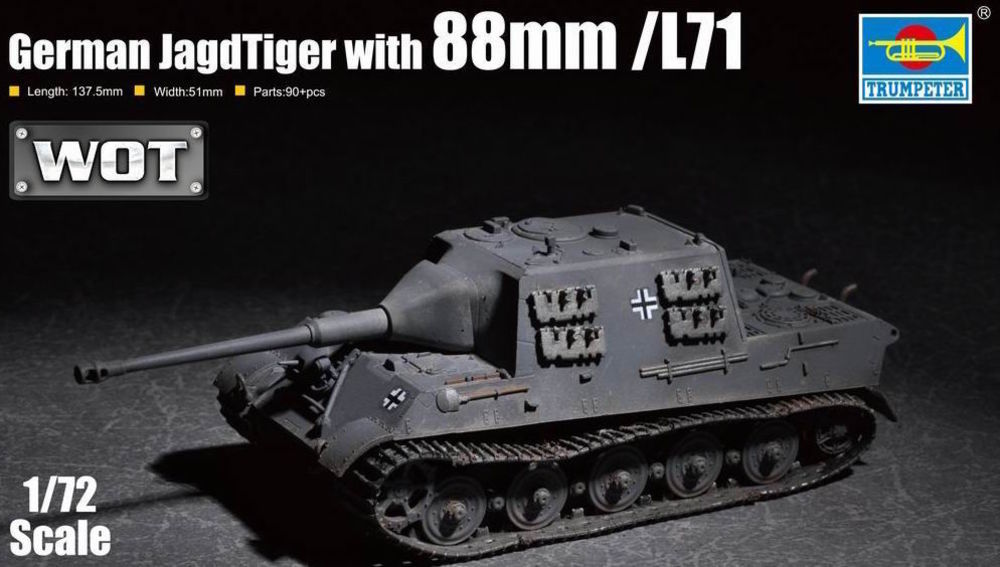 German JagdTiger with 88mm /L71