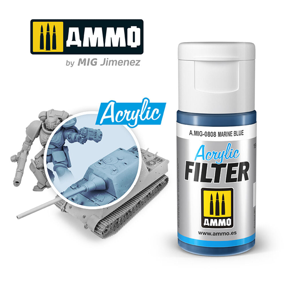 ACRYLIC FILTER Marine Blue